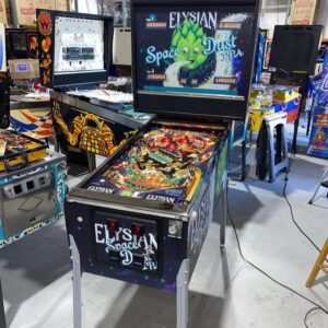 Elysian space dust pinball machine