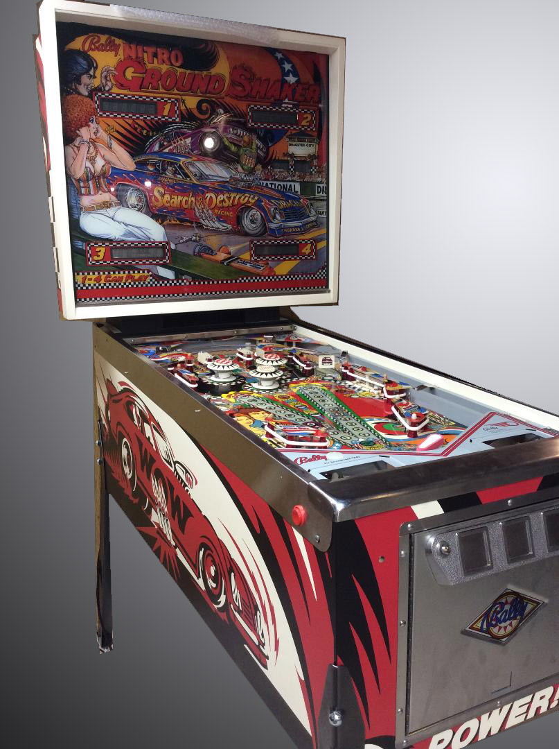 1980 Bally Nitro Ground Shaker pinball machine